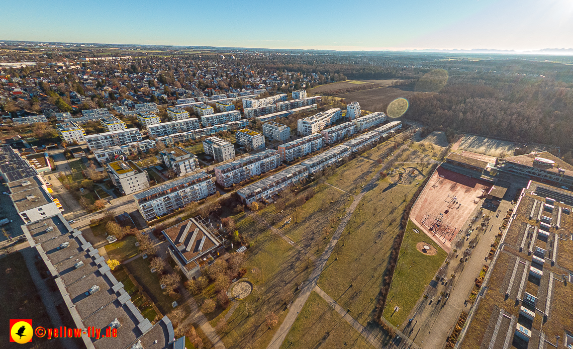 16.01.2023 - Luftbilder vom Marx-Zentrum und Gartenstadt Trudering